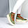 Зелені замшеві туфлі на шлейку натуральна замша колір оливкової хакі lolita style 😻, фото 5