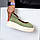 Зелені замшеві туфлі на шлейку натуральна замша колір оливкової хакі lolita style 😻, фото 6