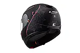 Мотошолом LS2 FF908 Strobe II Lux Matt Black Pink, фото 3