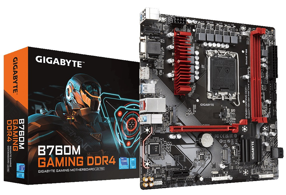 Материнська плата Gigabyte B760M Gaming DDR4 Socket 1700, фото 1