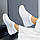 Білі легкі жіночі текстильні кросівки в стразах колір на вибір доступна ціна, фото 3