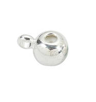 Бейл Finding Тримач для кулона cлайдер Cріблястий 4 мм x 6 мм