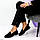 Чорні замшеві жіночі мокасини натуральна замша, колір на вибір, фото 10