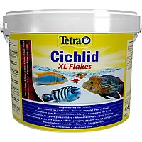 Корм для цихлид в хлопьях Tetra Cichlid XL Flakes 10 л, 1,9 кг Акция