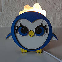 Модель Дитяча пінгвін АКЦІЯ Корисний соляний світильник лампа 100% із солі + ключниця у подарунок top