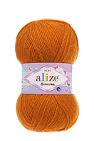 Нитки пряжа для в'язання акрилова SEKERIM BЕBЕ Шекерім бебі № 37 - помаранчевий