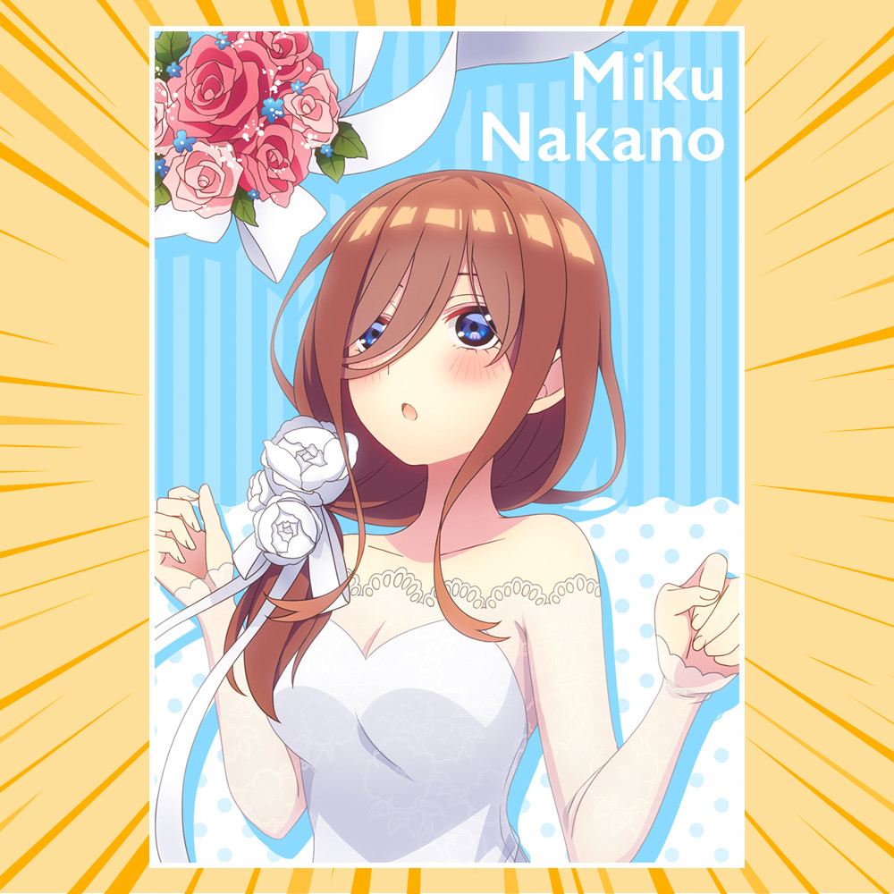 Плакат А4 Аніме 5-toubun no Hanayome / П'ять наречених 016