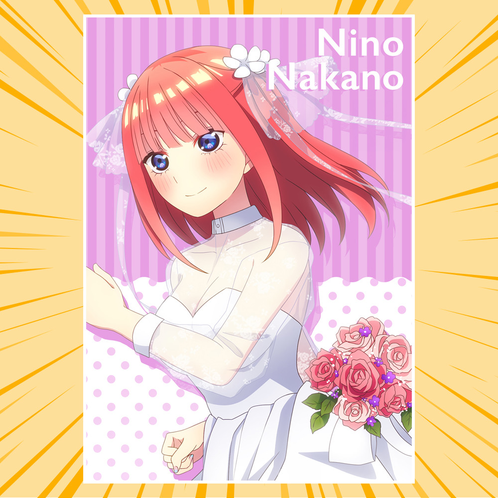 Плакат А4 Аніме 5-toubun no Hanayome / П'ять наречених 017