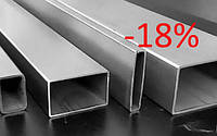 Алюминиевая труба профильная прямоугольная 100x80x1.9 б.п.
