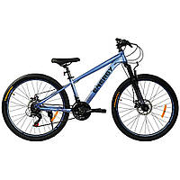 Велосипед спортивный Corso Energy 26" рама 13" синий EN-26756