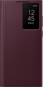 Чохол Samsung Clear View Cover Burgundy для Galaxy S22 Ultra SM-908