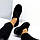 Чорні замшеві туфлі демісезонні натуральна замша класичний дизайн, фото 9