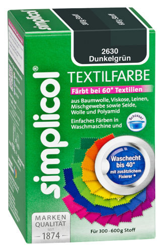 Фарба Simplicol для зміни кольору 150 г темно-зелена