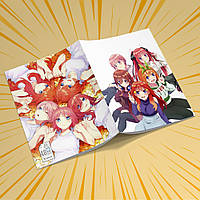 Зошит А5 48 арк. на скобі у клітинку 60 гр.м² 5-toubun no Hanayome / П'ять наречених 011