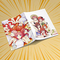Зошит А5 48 арк. на скобі у клітинку 60 гр.м² 5-toubun no Hanayome / П'ять наречених 013