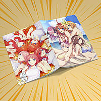 Зошит А5 48 арк. на скобі у клітинку 60 гр.м² 5-toubun no Hanayome / П'ять наречених 014