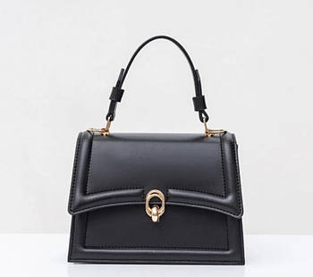 Жіноча сумка крос-боді 14*20 см із клапаном на клямці зі штучної шкіри Nata