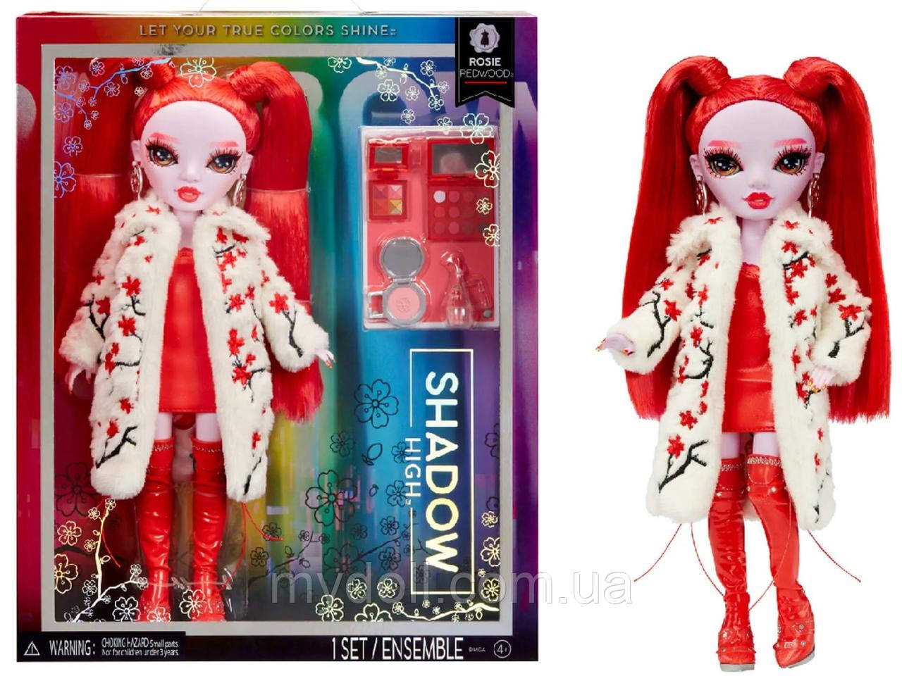 Лялька Рейнбоу Хай Шедоу Хай Розі Редвуд Rainbow High Shadow Rosie Redwood Doll S3 592792 MGA Оригінал, фото 1