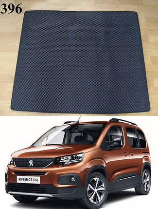 Килимок ЕВА в багажник Peugeot Rifter '18-, коротка база L1, фото 1