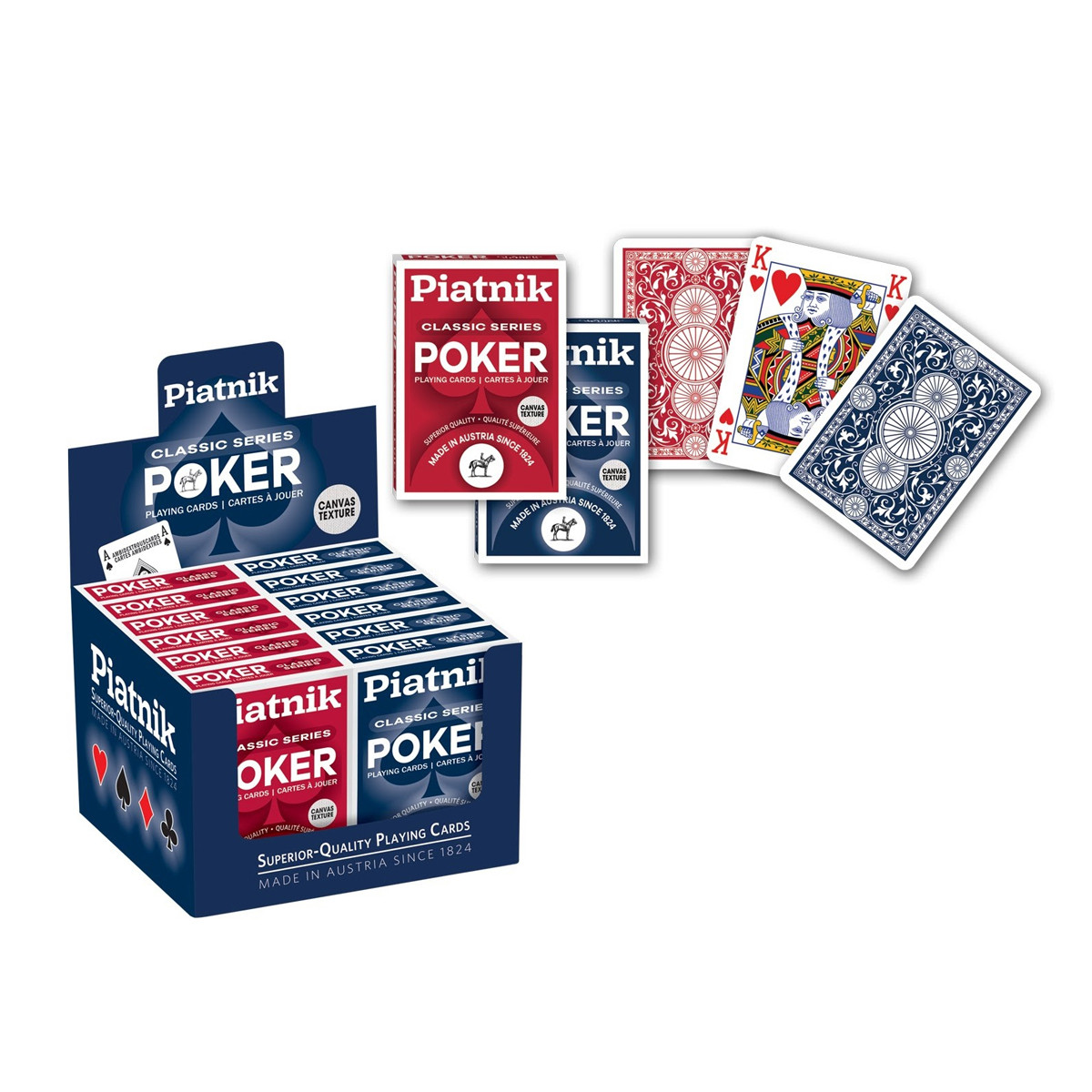 Карти гральні Класичні покерні 1 колода х 55 карт Piatnik PT-139314