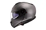 Мотошолом LS2 FF908 Strobe II Solid Matt Titanium, фото 2