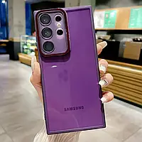 Силіконовий чохол Solid Color із захистом камери Samsung S23 Ultra Violet