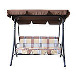 Гойдалка садова "Келлі" (Бязь, Коричнева клітинка), фото 3