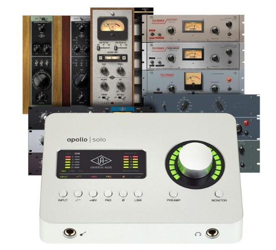 Аудіоінтерфейс UNIVERSAL AUDIO APOLLO SOLO TB3 HERITAGE EDITION (Desktop/Mac/Win/), фото 1