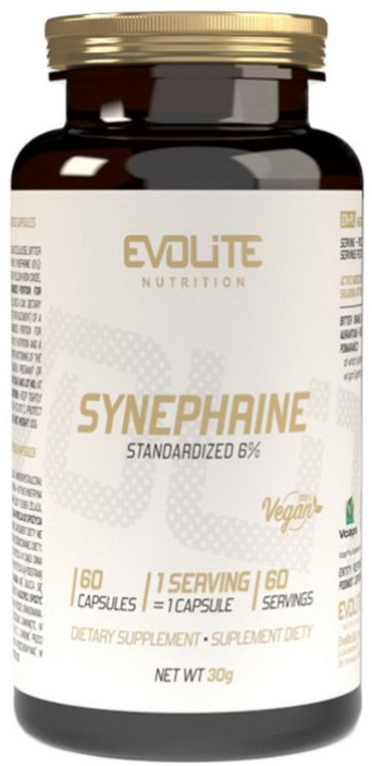 Екстракт гіркого апельсина Evolite Nutrition Synephrine 60 капсул Синефрін