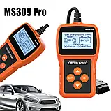 Сканер MS309PRO OBD2, діагностичний інструмент, тестер акумулятора, зчитувач кодів несправностей, фото 3