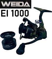 Катушка Weida EI 1000 (5+1 BB 5.2:1) спиннинговая c дополнительной шпулей