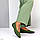 Зелені оливкові легкі жіночні текстильні балетки колір на вибір доступна ціна, фото 3