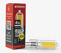 LED Лампа ETRON 1-ELP-078 G4 Glass 4W 4200K 12V