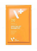 Антибактериальный противогрибковый шампунь для собак и кошек VetExpert Specialist Shampoo 20x15мл (саше)