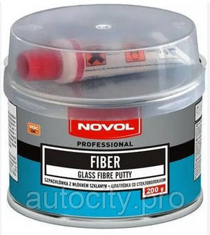 Шпаклівка зі скловолокном Novol FIBER 0,2кг
