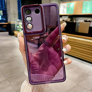 Силіконовий чохол Solid Color із захистом камери Samsung S21 FE Violet, фото 1