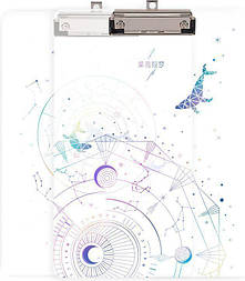 Планшет Deli 72603 бiлий A4 пластик Сузiр'я