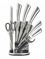 Набор ножей-ножницы из нержавеющей стали в подставаке Benson, набор кухонных эксклюзивных острых ножей QWER