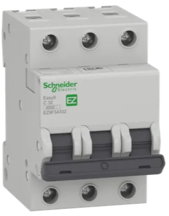 Автоматичний вимикач EZ9F34325 3P 25A C Easy9 Schneider Electric