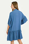 Літнє плаття міді Finn Flare FSC110221-105 синє S, фото 5