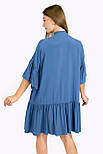 Літнє плаття міді Finn Flare FSC110221-105 синє S, фото 6