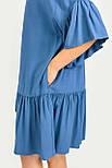 Літнє плаття міді Finn Flare FSC110221-105 синє S, фото 7