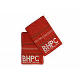 Набір рушників Beverly Hills Polo Club - 355BHP1450 Botanik Brick Red 70*140, фото 2