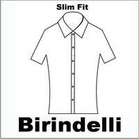 Сорочка чоловіча, приталена (Slim Fit), з коротким рукавом, Birindelli