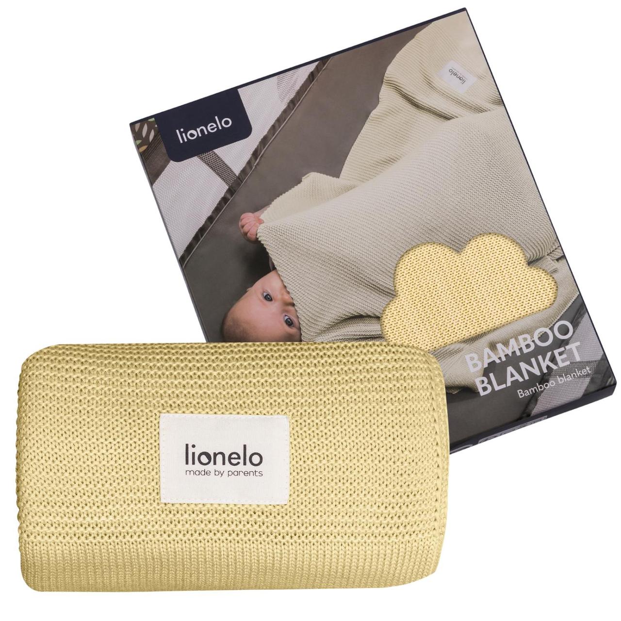 Покривало Lionelo BAMBOO SWADDLE Yellow Lemon, фото 1