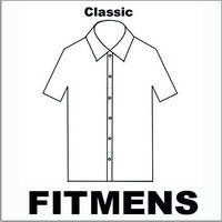 Сорочка чоловіча, прямого покрою, з коротким рукавом, FITMENS