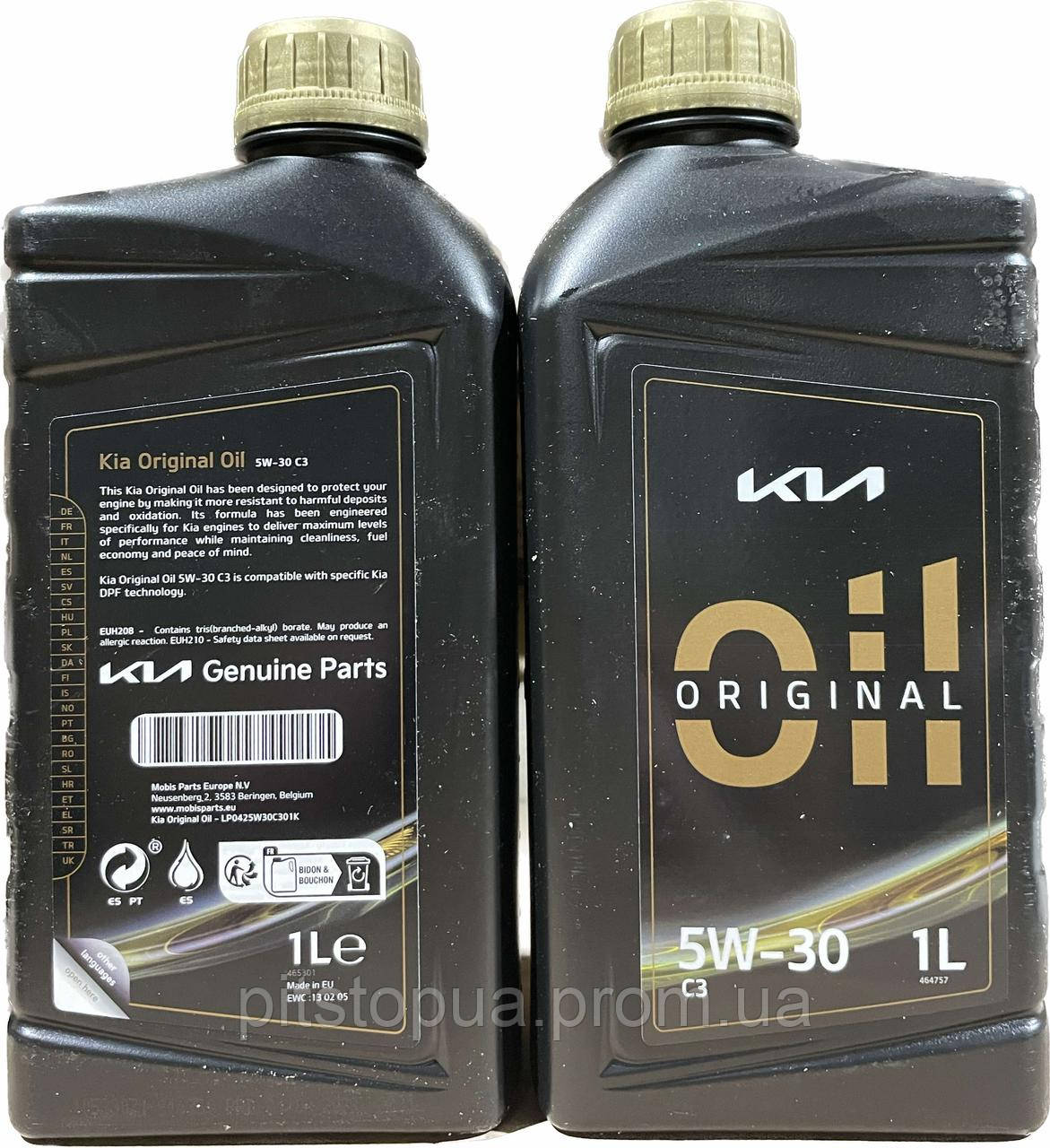 Kia Original Oil 5W-30 C3, 214350, 1 л