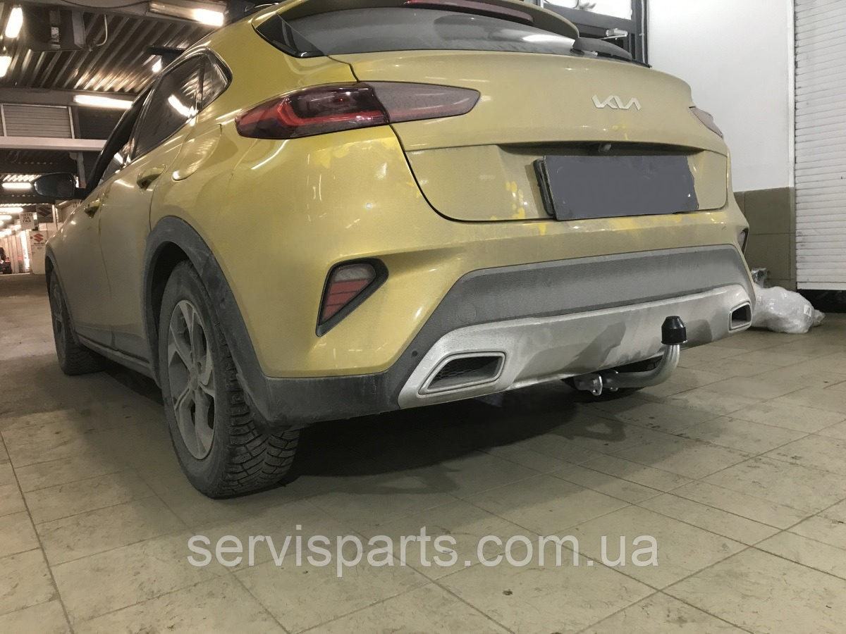 Фаркоп Kia Xceed 2019- (Кіа Х-Сід) оцинкований, без підрізу бампера
