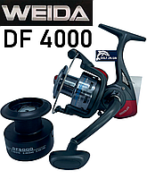 Катушка Weida DF 4000 (3+1 BB 5.2:1) спиннинговая c дополнительной шпулей