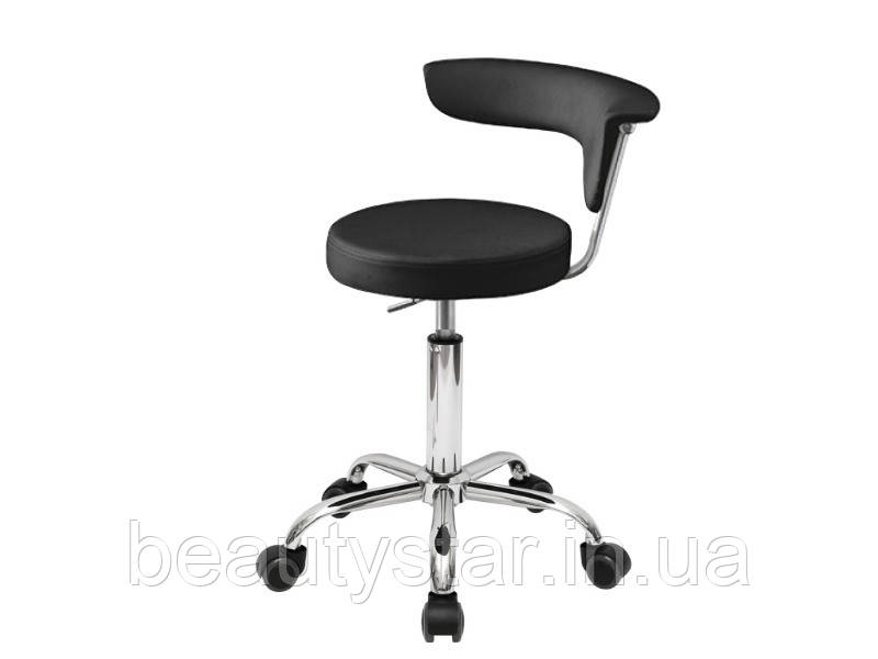 Стільці для майстра зі спинкою косметолога стілець для стоматолога манікюрний стілець на коліщатках арт.125, фото 1